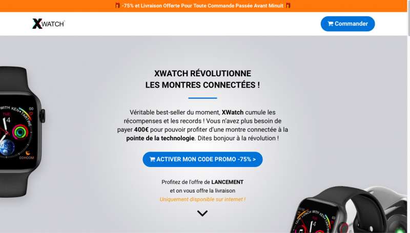 X watch arnaque sales